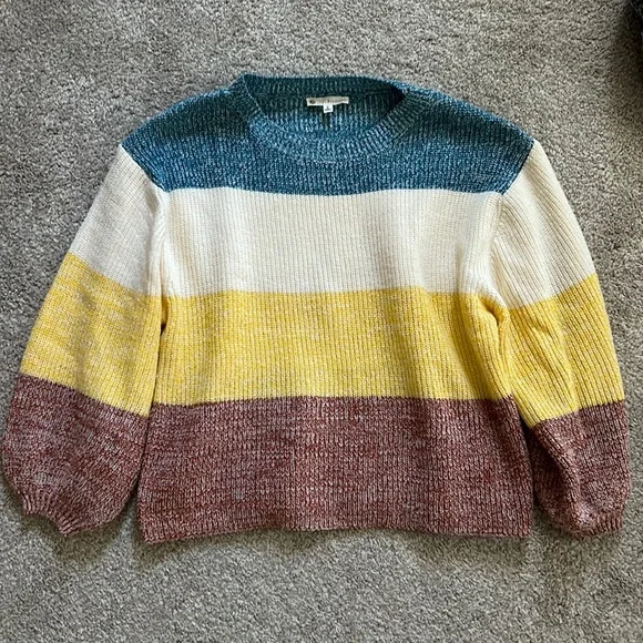 FSL Apparel Color Block Sweater - Picture 1 of 3